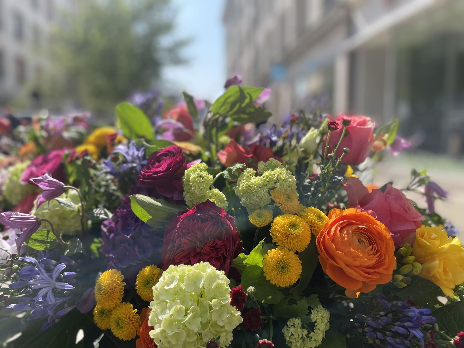 Gerbe de fleurs pour obsèques à Orléans